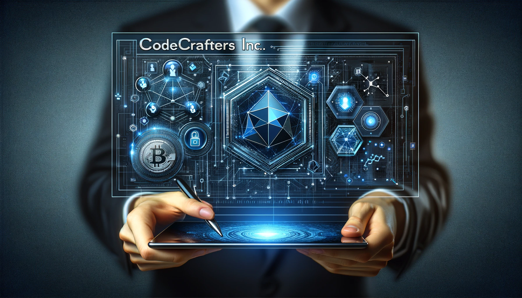 Revolutionizing the Digital Frontier: Blockchain and Smart Contract Solutions by CodeCrafters Inc.